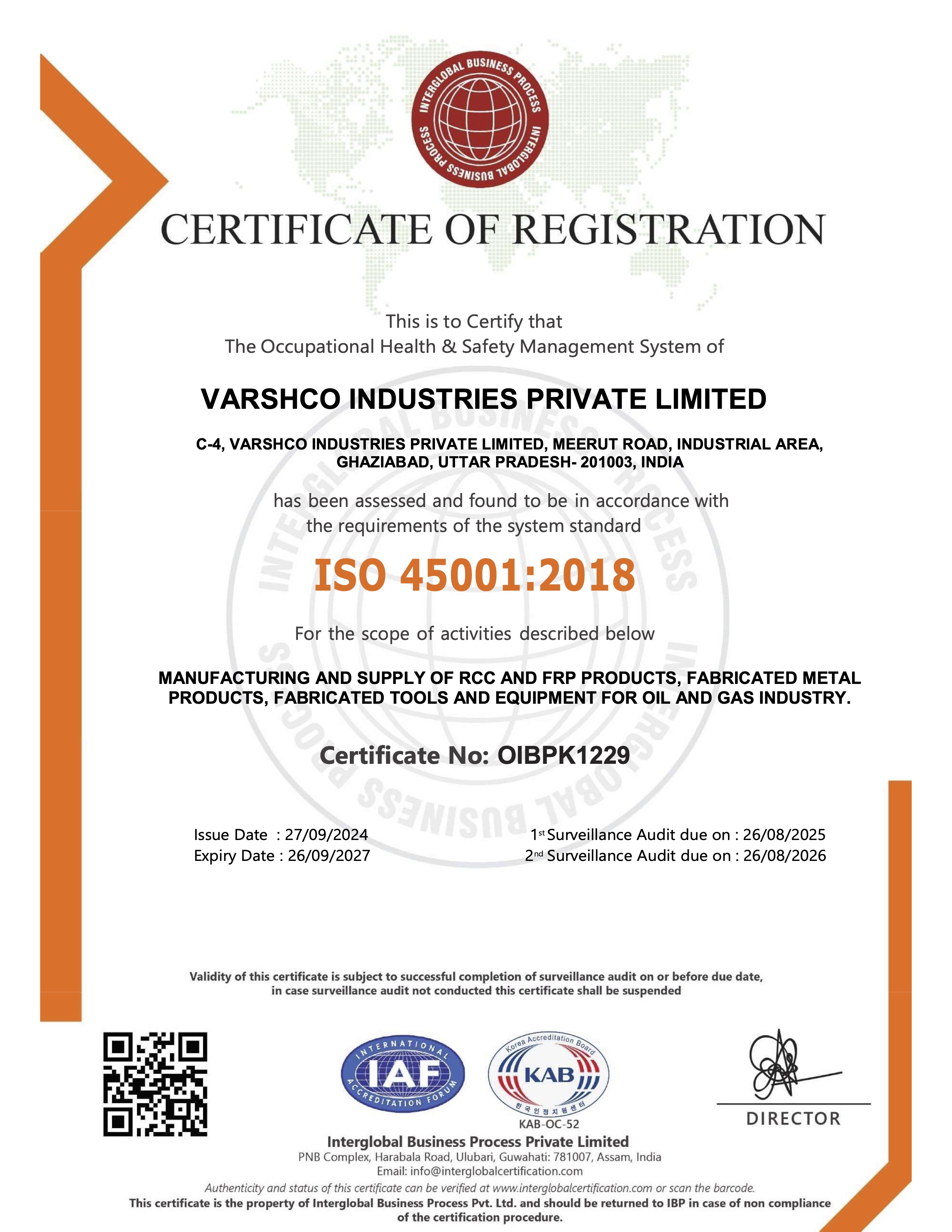 ISO 45001:2018